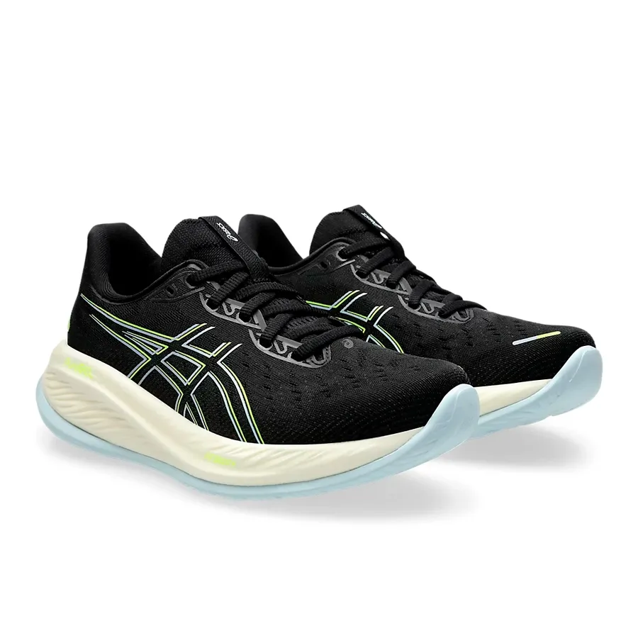 Imagen 2 de 6 de Zapatillas Asics Gel Cumulus 26-NEGRO/VERDE/CELESTE
