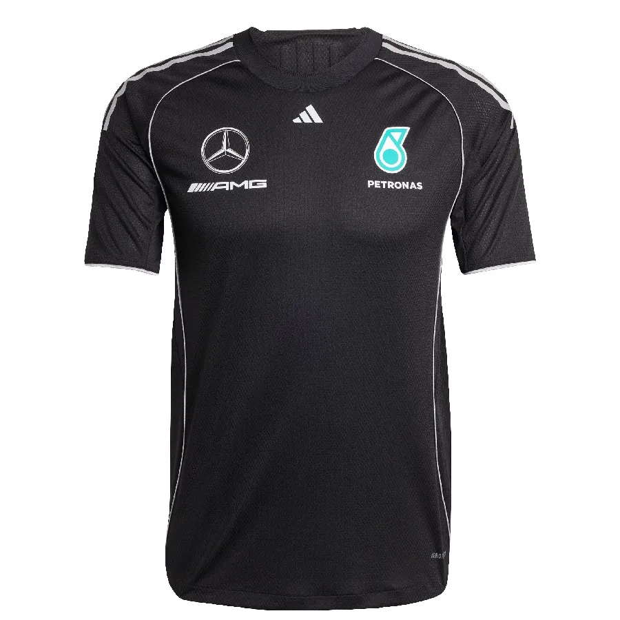Imagen 2 de 5 de Camiseta adidas de Mecánico Mercedes - AMG Petronas F1 Team-NEGRO