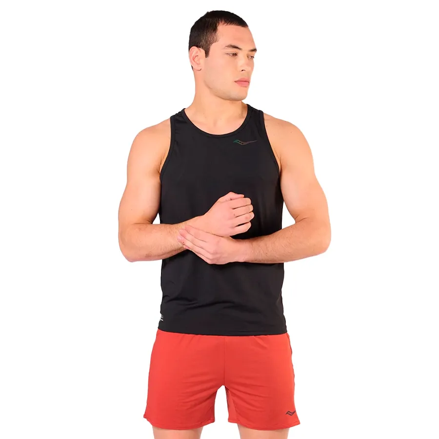 Imagen 0 de 4 de Musculosa Saucony Stopwatch Single-NEGRO