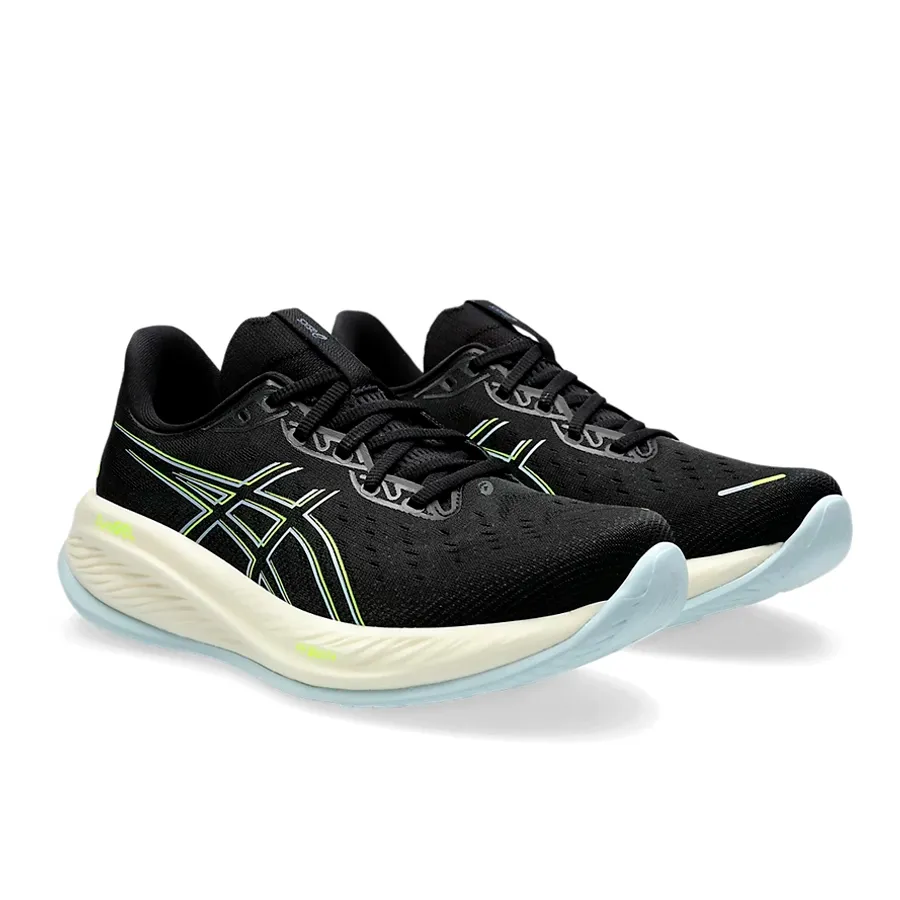 Imagen 2 de 5 de Zapatillas Asics Gel Cumulus 26-NEGRO/VERDE/CELESTE