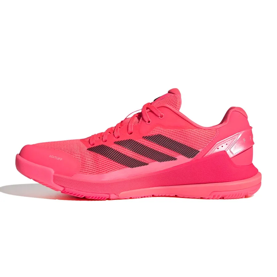 Imagen 2 de 7 de Zapatillas adidas Crazyquick Padel-ROSA FLUOR/NEGRO