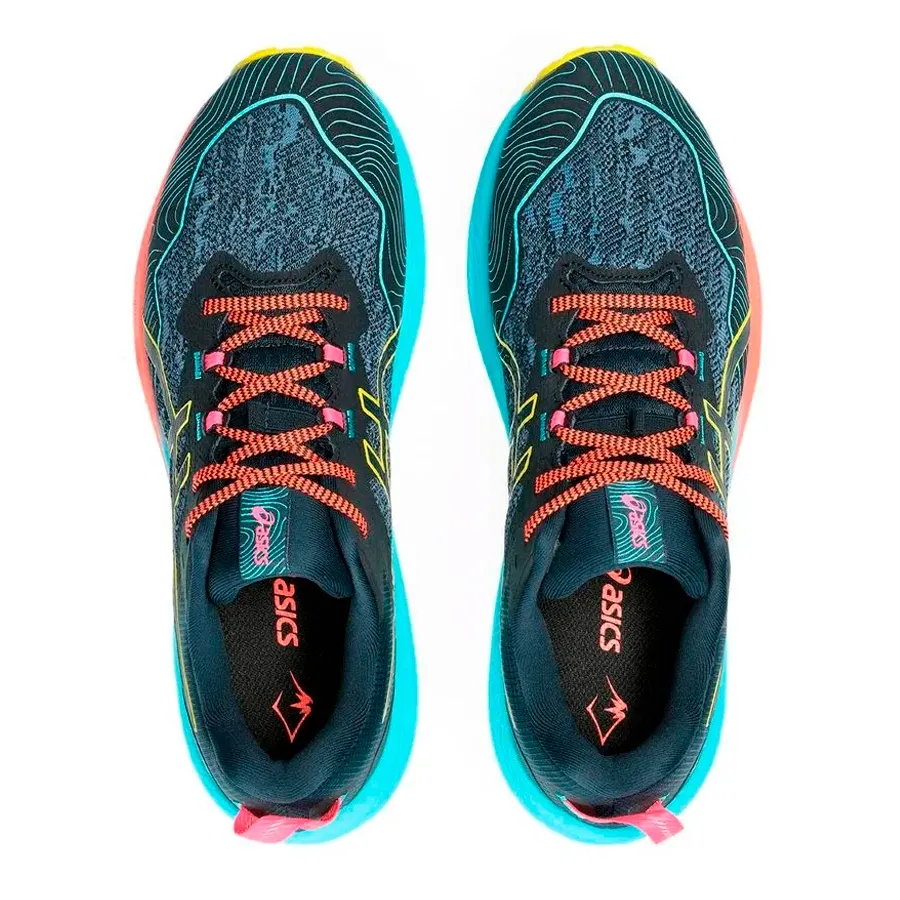 Imagen 3 de 6 de Zapatillas Asics Gel Trabuco 11-MARINO/AMARILLO/CELESTE