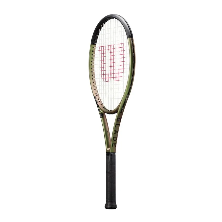 Imagen 1 de 5 de Raqueta Wilson Blade 100L V8-VERDE OLIVA/NEGRO