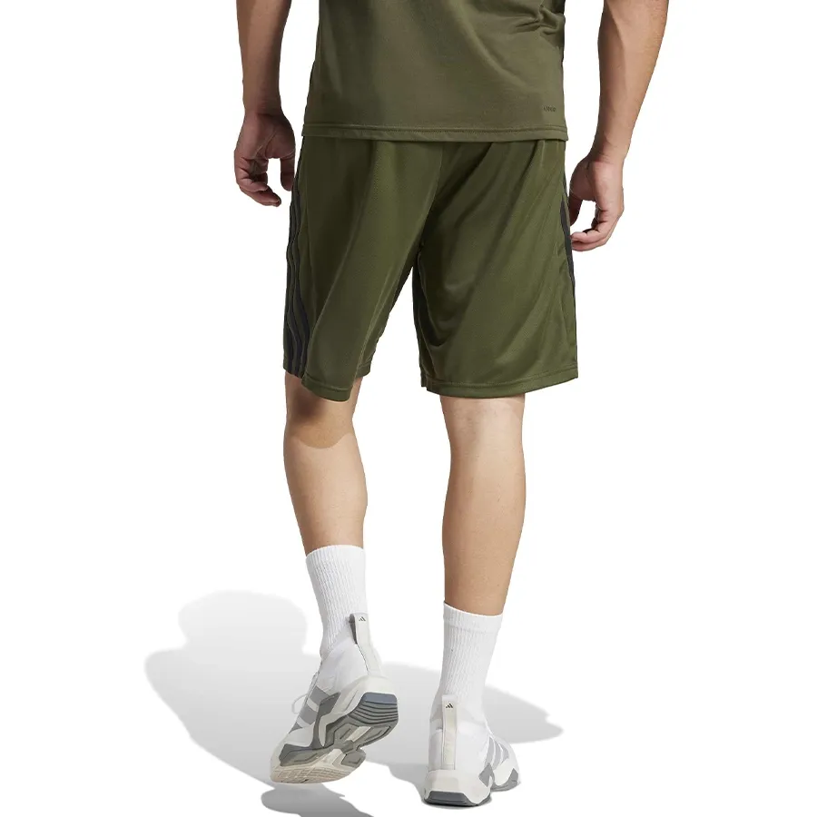 Imagen 1 de 4 de Short adidas Train Essentials Piqué 3 Stripes-OLIVA