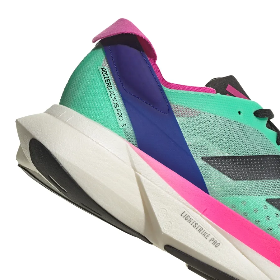 Imagen 5 de 7 de Zapatillas adidas Adizero Adios Pro 3-VERDE AGUA/AZUL/FUCSIA