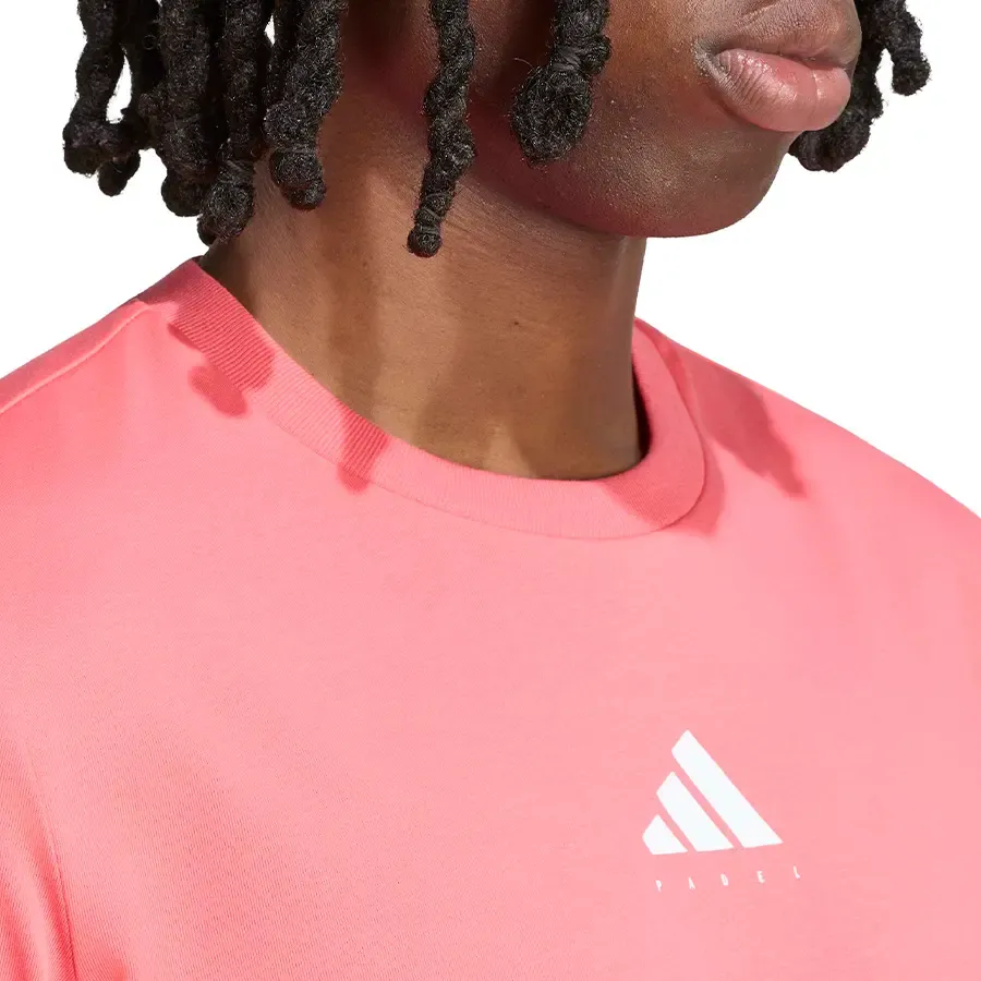 Imagen 3 de 5 de Remera adidas Graphic Padel Category-ROSA