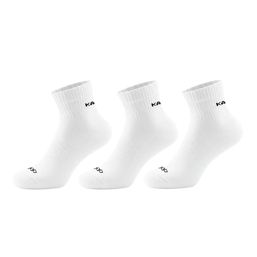 Imagen 0 de 3 de Medias Kamp Quarter Tripack-BLANCO