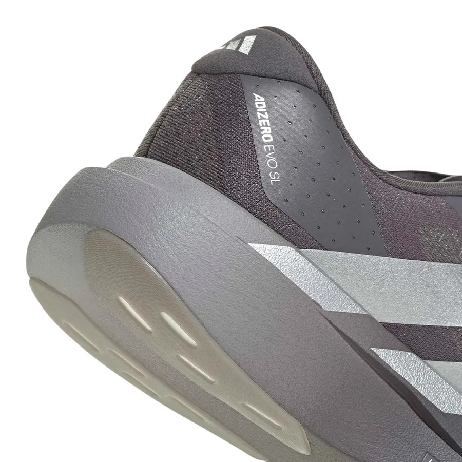 Imagen 5 de 7 de Zapatillas adidas Adizero Evo SL-GRAFITO/GRIS/BLANCO