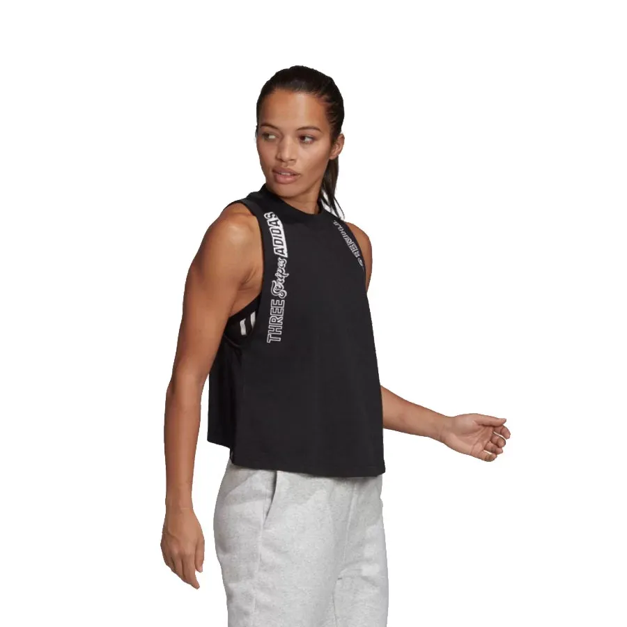 Imagen 2 de 6 de Musculosa adidas Estampada-NEGRO