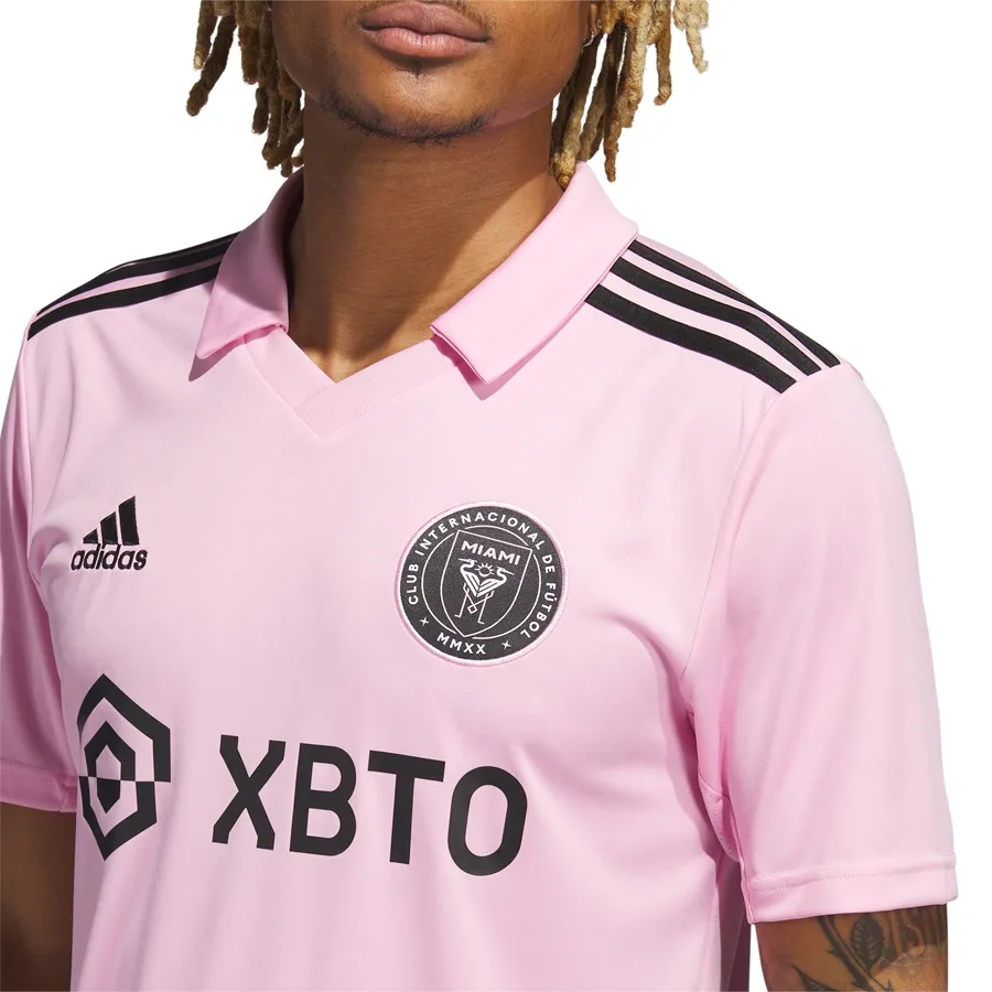 Imagen 2 de 6 de Camiseta adidas Titular Messi 10 Inter Miami Cf 22/23-ROSA/NEGRO