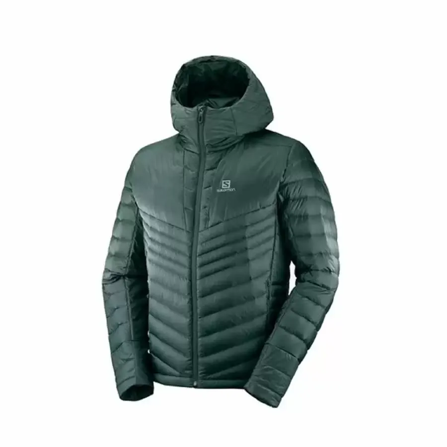 Imagen 0 de 1 de Campera Salomon Haloes Down Hoodie-VERDE