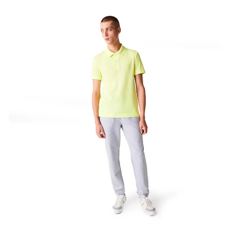 Imagen 3 de 7 de Remera Lacoste -AMARILLO FLUOR