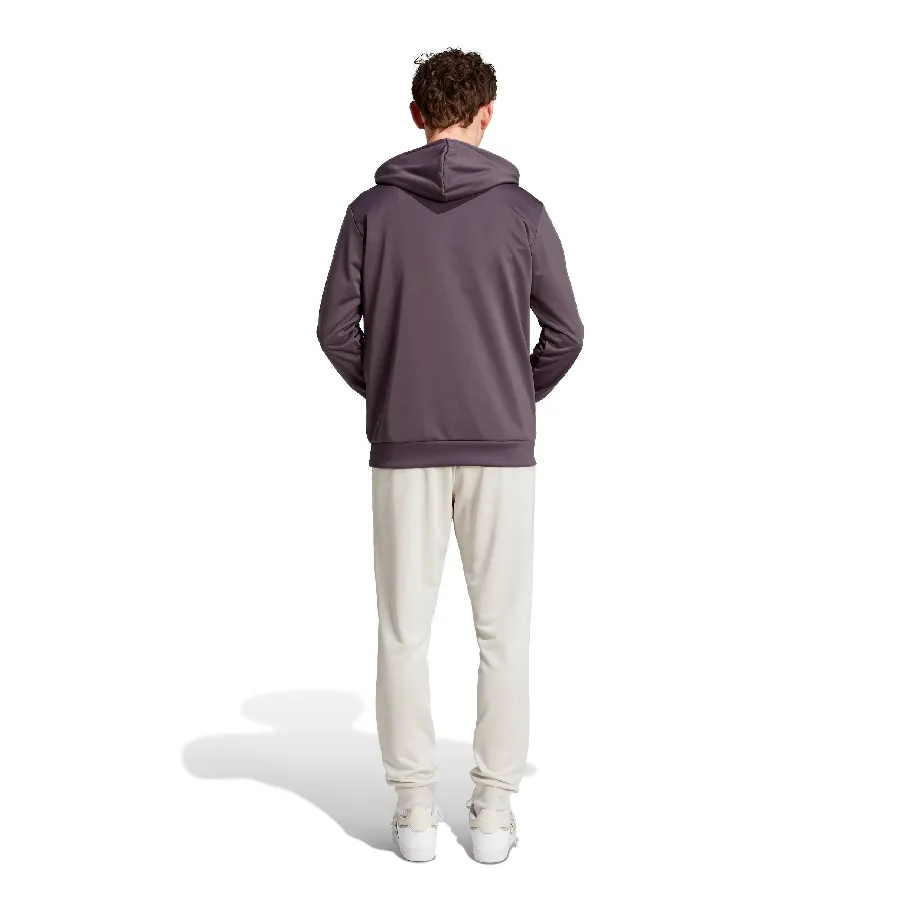 Imagen 2 de 6 de Conjunto adidas Sportswear Big Logo French Terry Hooded-GRIS/CREMA