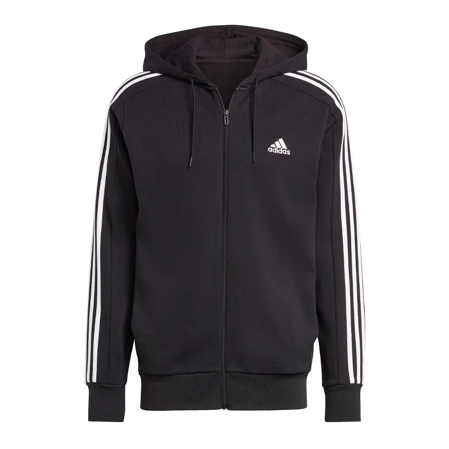 Imagen 4 de 5 de Campera adidas Essentials 3 tiras-NEGRO/BLANCO