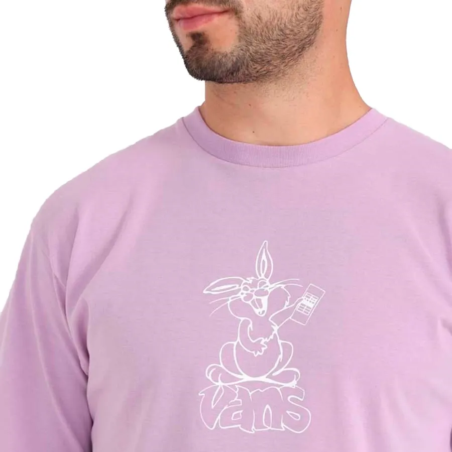 Imagen 2 de 3 de Remera Vans Crazzy Eddy-LILA/BLANCO