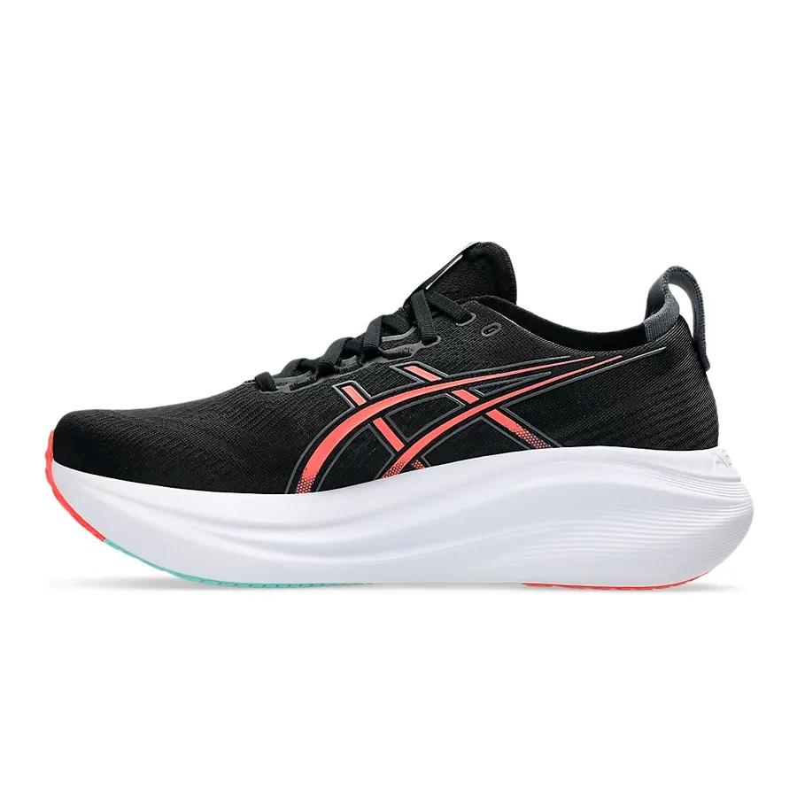 Imagen 2 de 7 de Zapatillas Asics Gel Nimbus 27-NEGRO/CORAL/AQUA