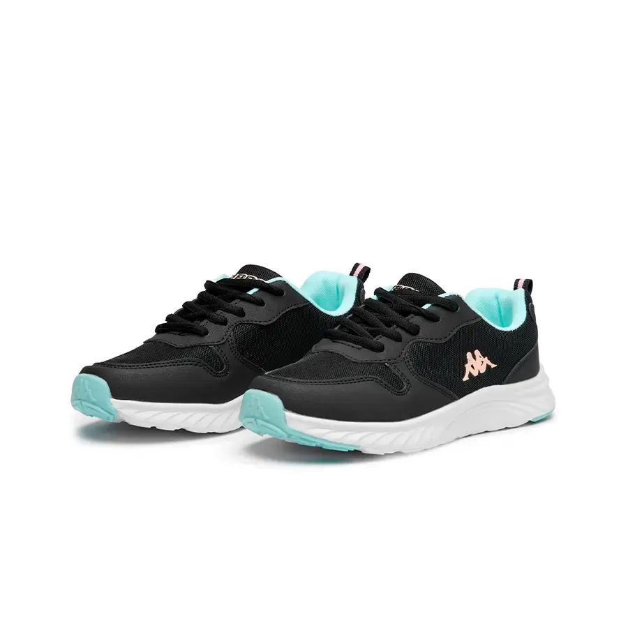 Imagen 1 de 5 de Zapatillas Kappa Logo Delvis-NEGRO/TURQUESA