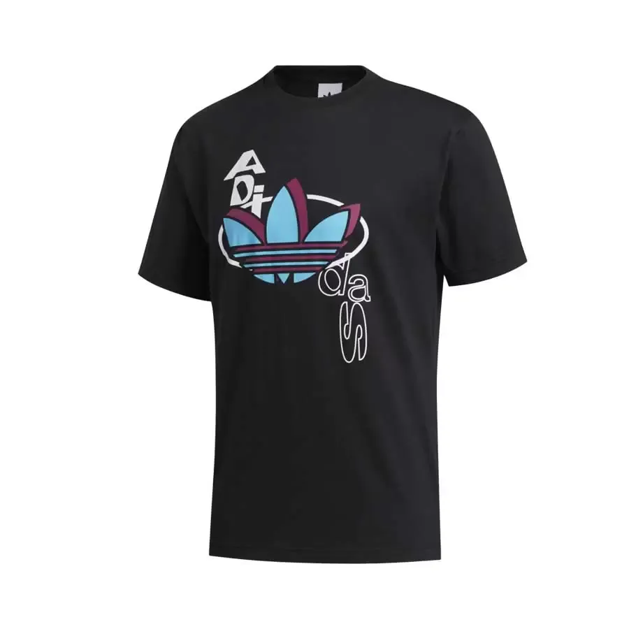 Imagen 3 de 5 de Remera adidas originals Streetball Tref-NEGRO