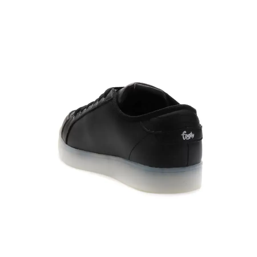 Imagen 2 de 5 de Zapatillas Footy Con Luces Urbano Pu Led-NEGRO