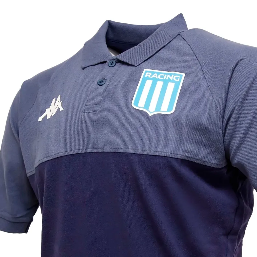 Imagen 5 de 6 de Remera Kappa Polo De Salida Racing 23-MARINO/AZUL