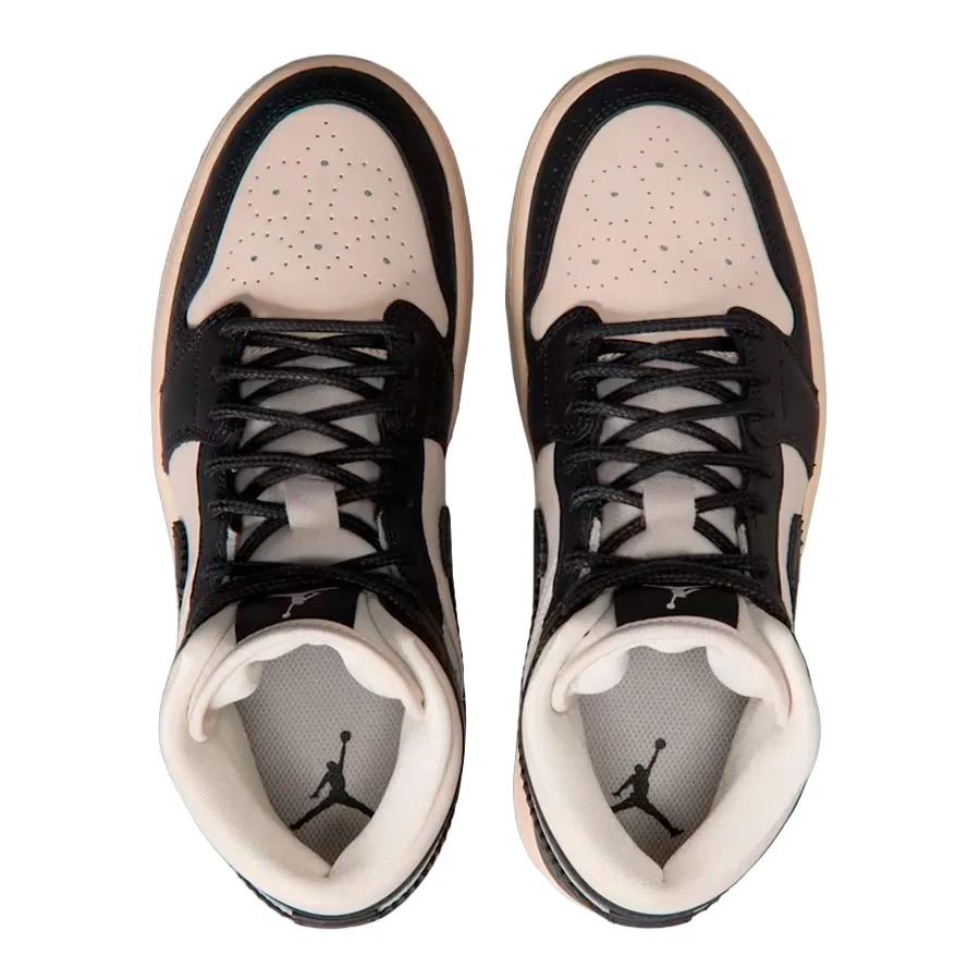 Imagen 3 de 7 de Zapatillas Nike Air Jordan 1 Mid Se-CRUDO/NEGRO