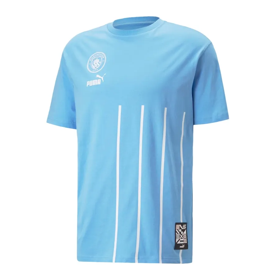Imagen 0 de 2 de Camiseta Puma Manchester City Culture-CELESTE/BLANCO