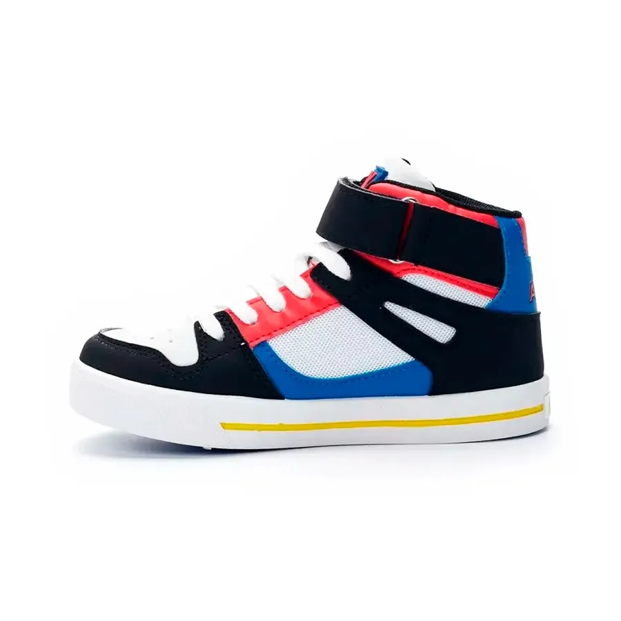 Imagen 2 de 4 de Zapatillas Atomik Spin-NEGRO/BLANCO/AZUL