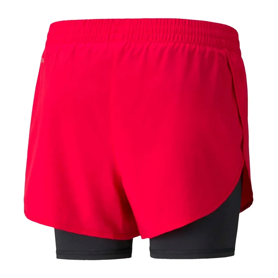 Imagen 1 de 4 de Shorts Puma 2 In 1 Run-BORDO/NEGRO