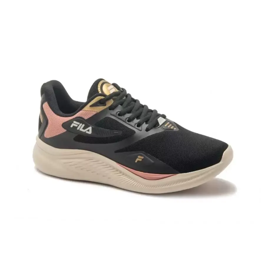 Imagen 3 de 5 de Zapatillas Fila Discovery Mujer-NEGRO/ROSA/DORADO