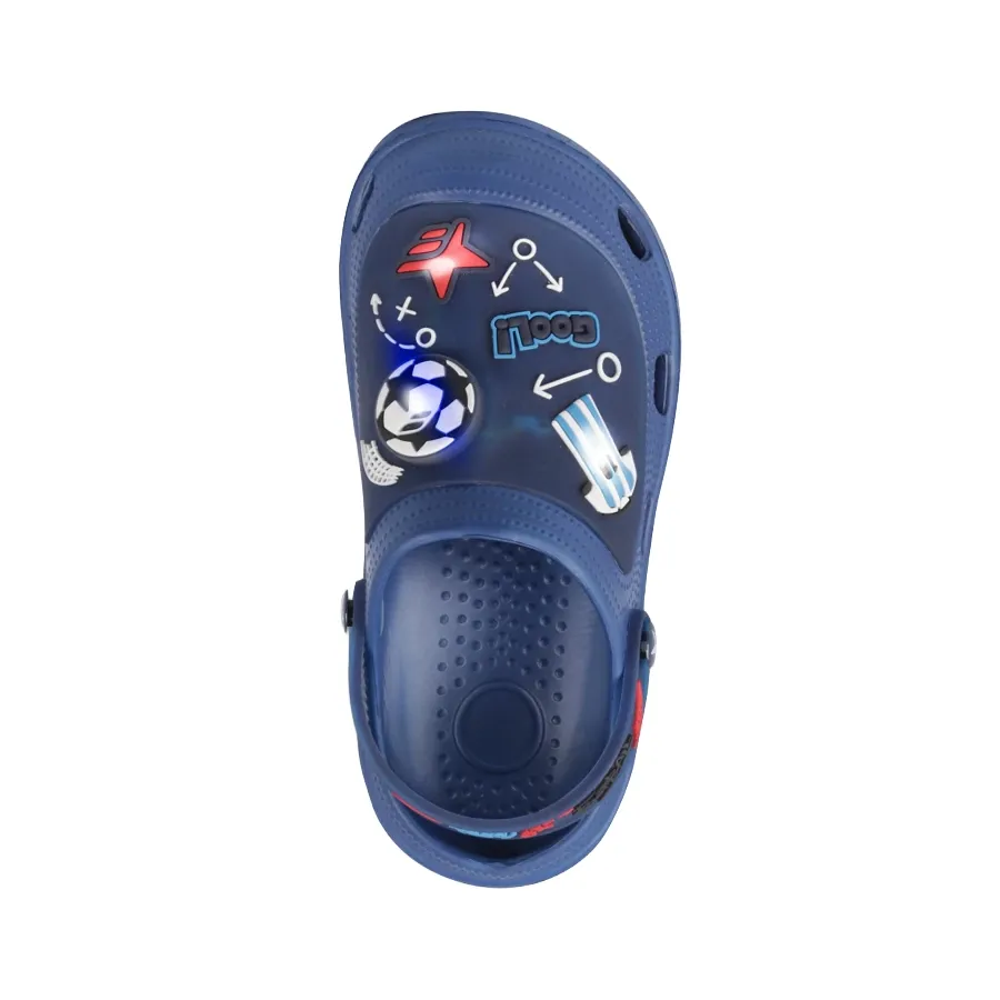 Imagen 2 de 5 de Sandalias Footy Clogs Argentina con luz-MARINO