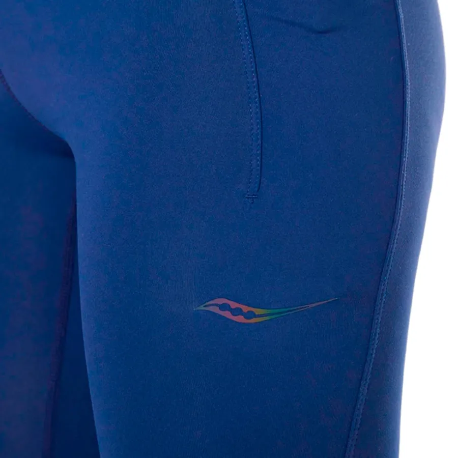 Imagen 3 de 5 de Calza Saucony Fortify Crop Tight-AZUL MARINO