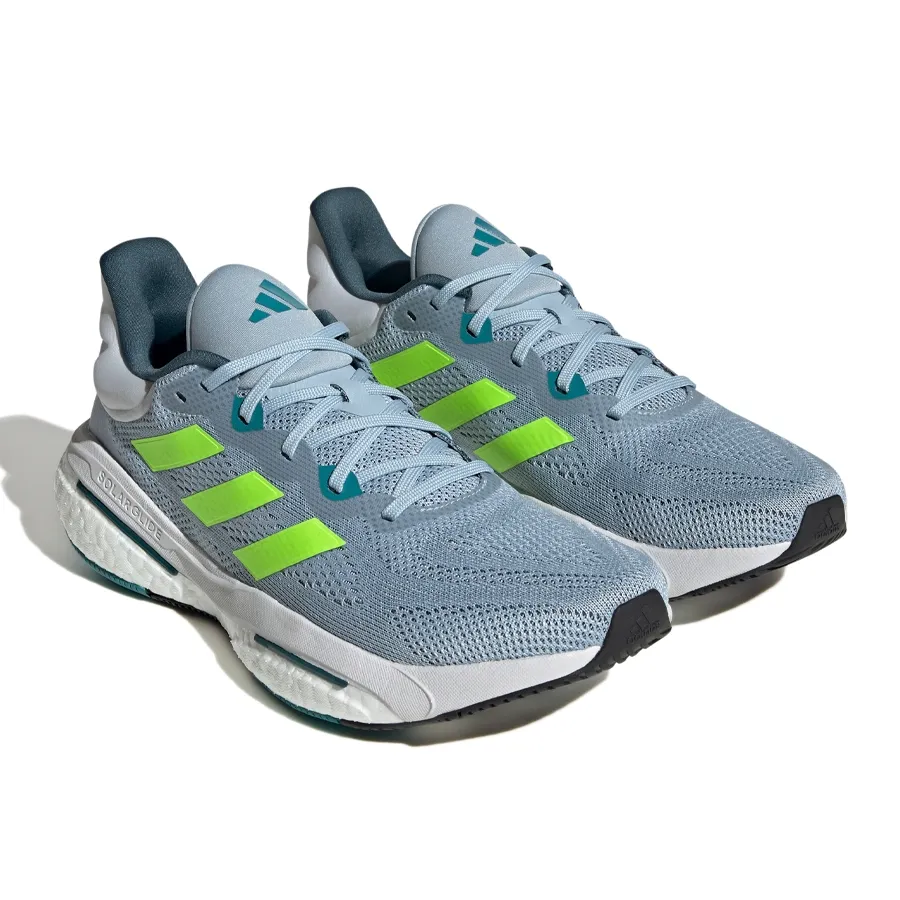 Imagen 4 de 8 de Zapatillas adidas Solarglide 6-CELESTE/AMARILLO FLUOR/PETROLEO