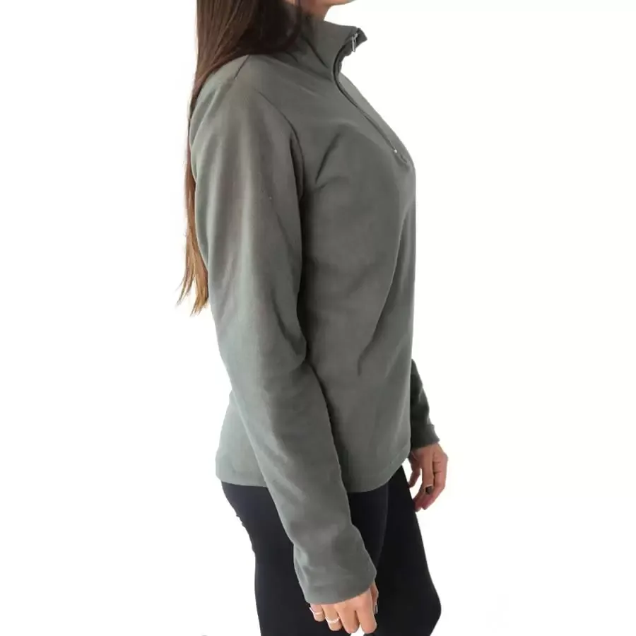 Imagen 1 de 3 de Buzo Kamp Micropolar Medio Cierre Dama-VERDE