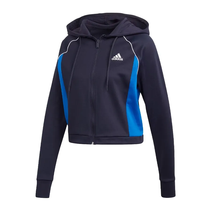 Imagen 1 de 5 de Conjunto adidas buzo con capucha y licra-MARINO/AZUL