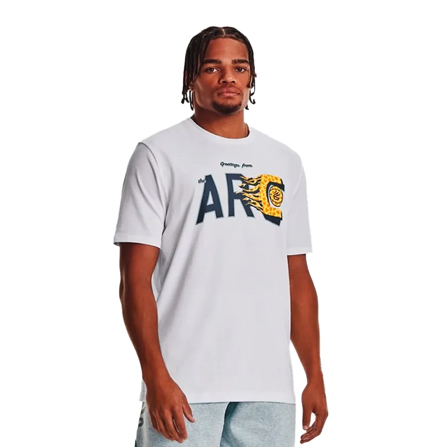 Imagen 0 de 5 de Remera Under Armour Curry Arc-BEIGE/GRIS