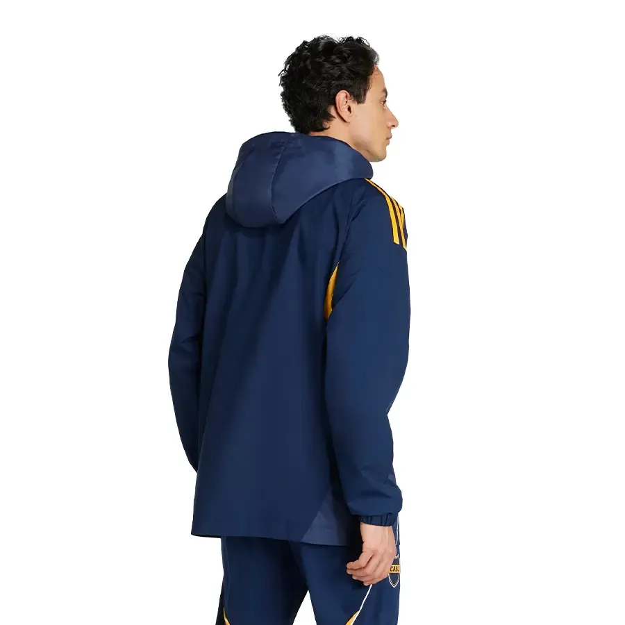 Imagen 1 de 5 de Campera adidas Boca Juniors Tiro All Weather-MARINO/AZUL