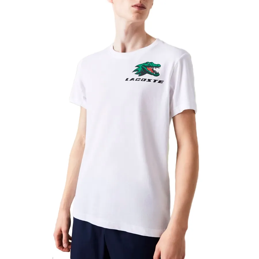 Imagen 1 de 4 de Remera Lacoste -BLANCO/VERDE