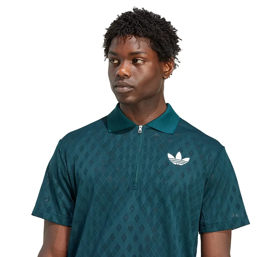 Imagen 4 de 5 de Remera adidas originals Tenis Pro Climacool-VERDE