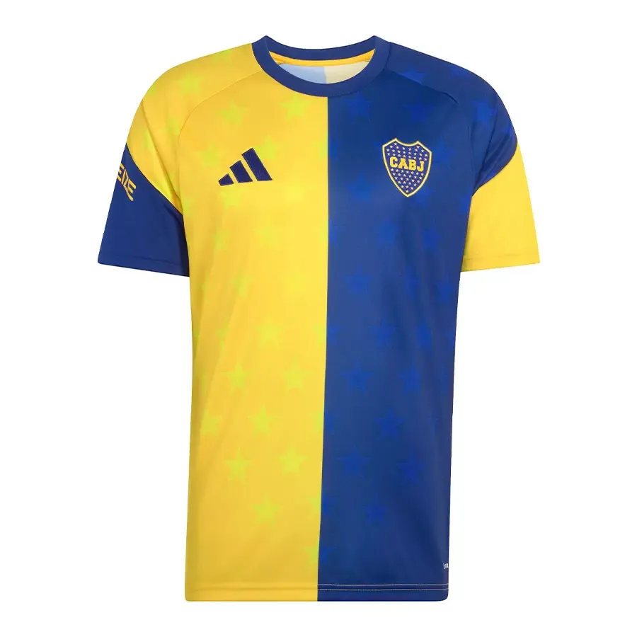 Imagen 2 de 6 de Camiseta adidas Pre-Partido Boca Juniors-AZUL/AMARILLO