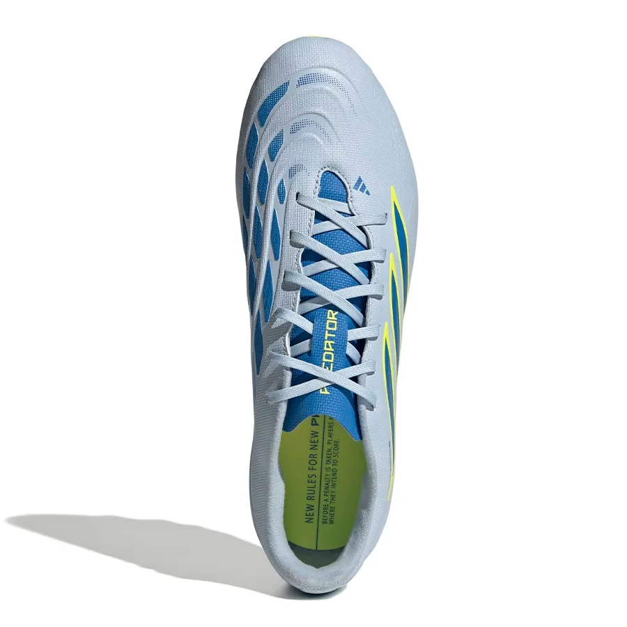 Imagen 3 de 7 de Botines adidas Predator Club Fg-AERO/AZUL/AMARILLO FLUOR