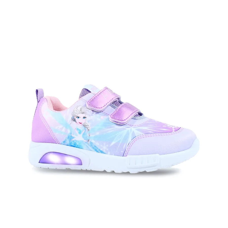 Imagen 1 de 4 de Zapatillas Footy Frozen Pop C/Luz-LILA/ROSA