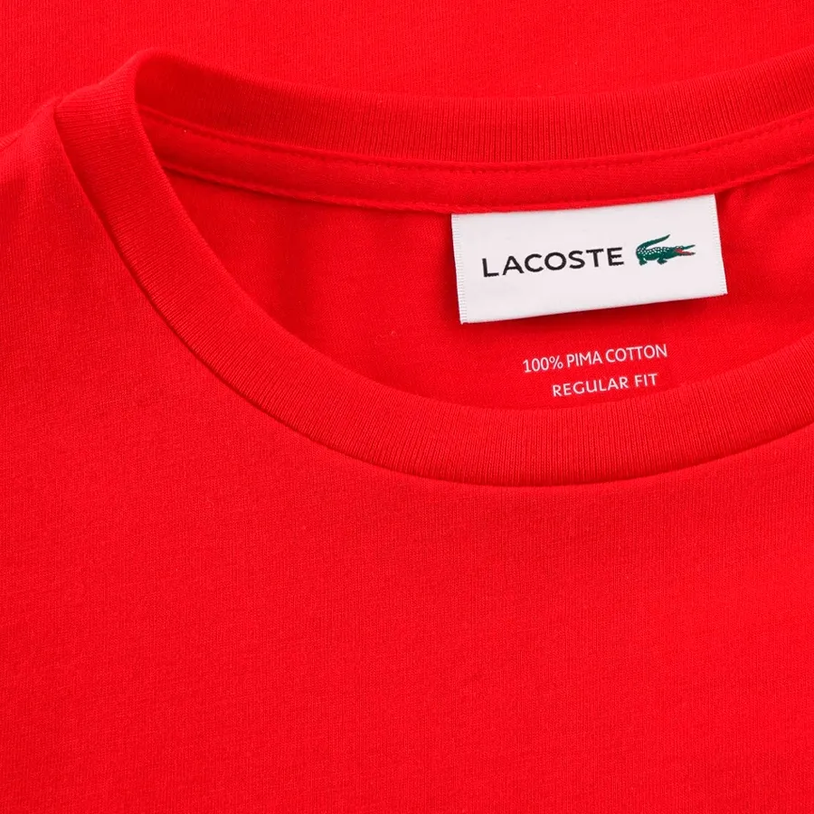 Imagen 3 de 5 de Remera Lacoste Cols Roules-ROJO