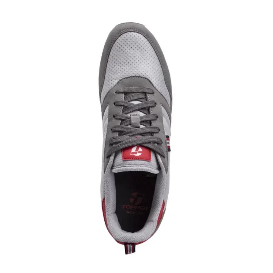 Imagen 2 de 4 de Zapatillas Topper T 700-GRIS/ROJO