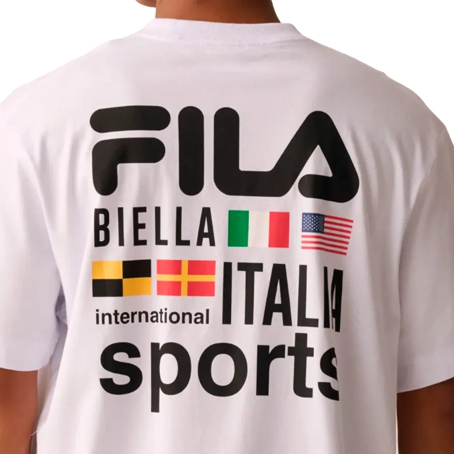 Imagen 3 de 4 de Remera Fila International Over-BLANCO