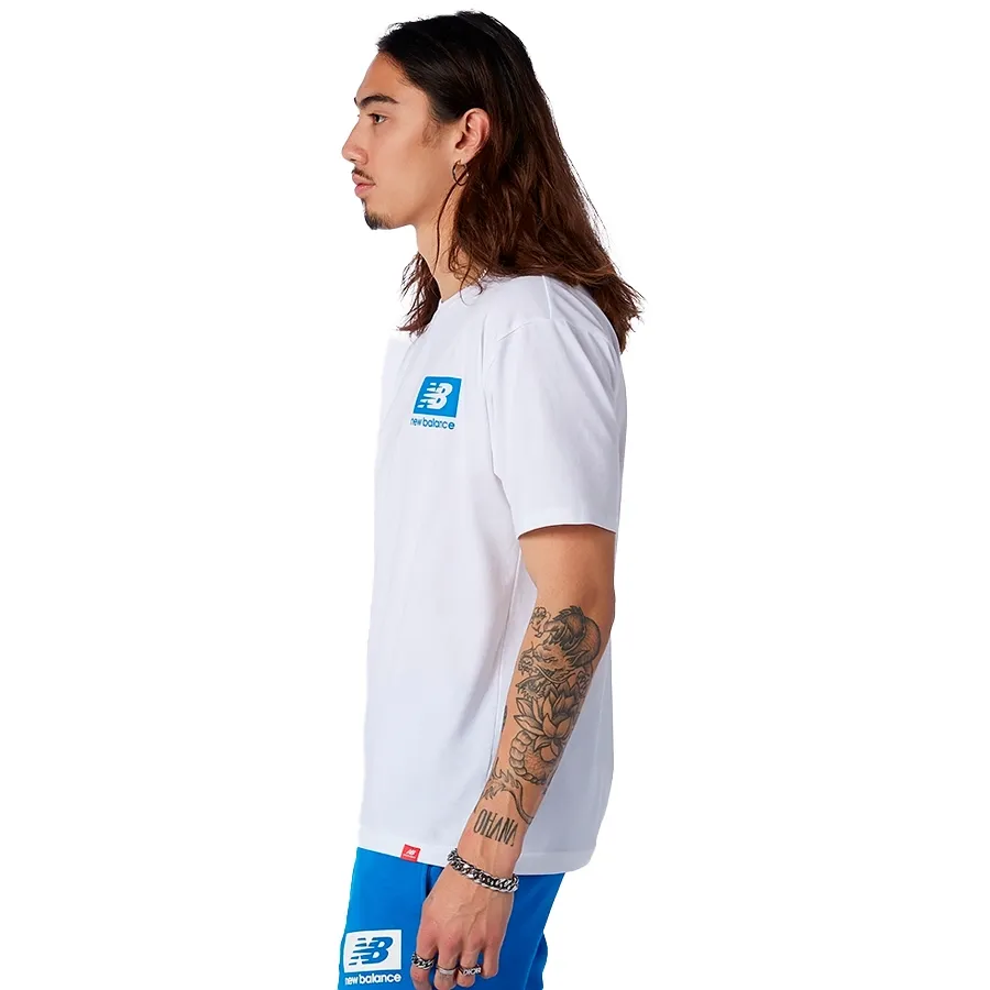 Imagen 1 de 2 de Remera New Balance Essentials Winterized-BLANCO
