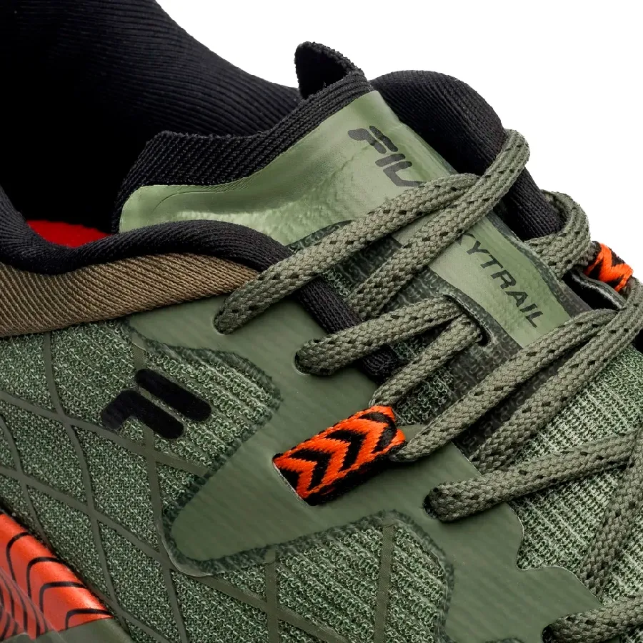 Imagen 6 de 7 de Zapatillas Fila Racer Skytrail-OLIVA/NARANJA
