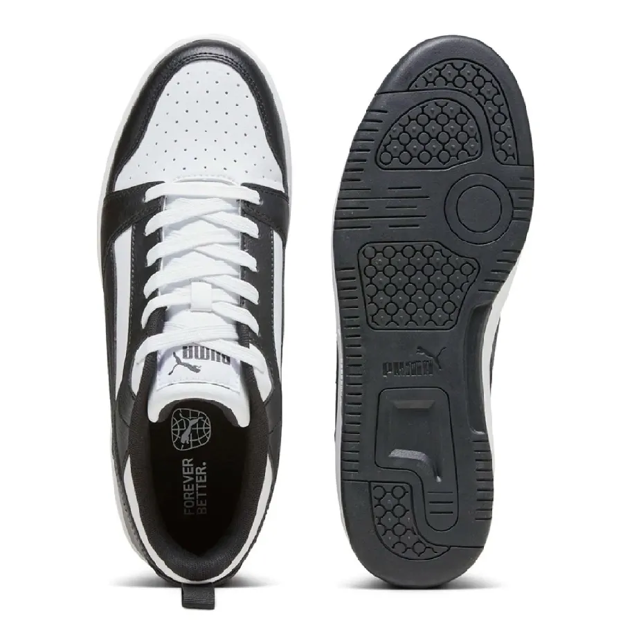 Imagen 3 de 6 de Zapatillas Puma Rebound V6 Low-BLANCO/NEGRO