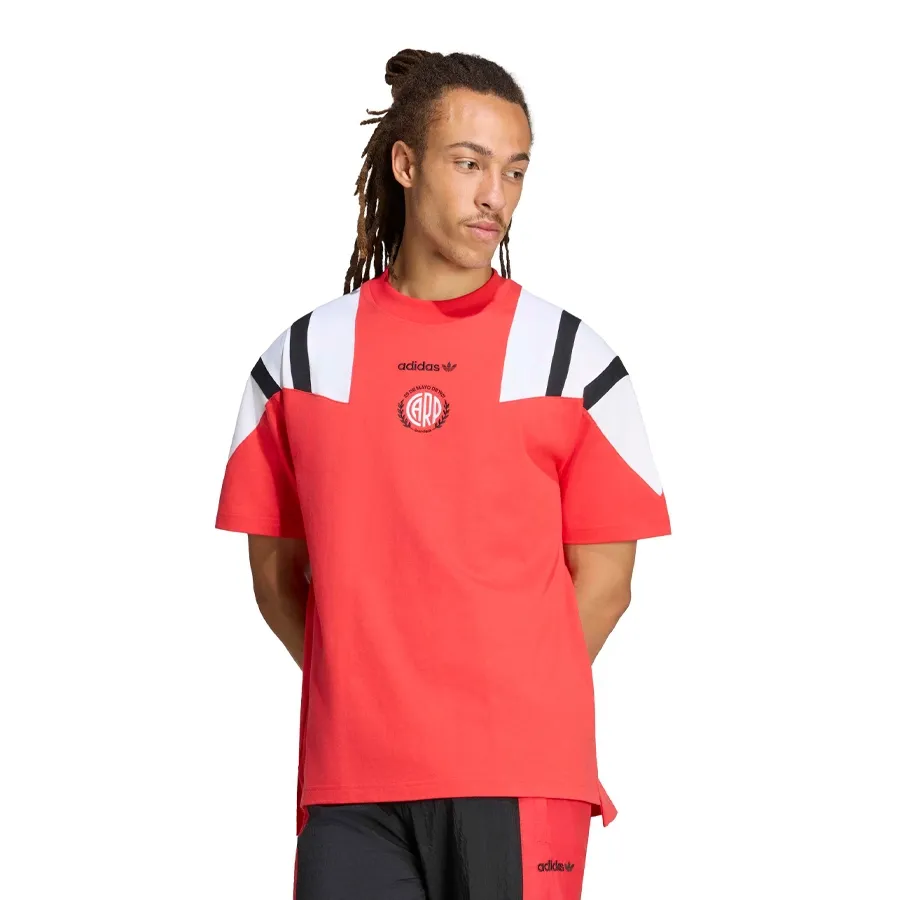 Imagen 0 de 5 de Camiseta adidas originals Eqt River Plate-ROJO/BLANCO/NEGRO