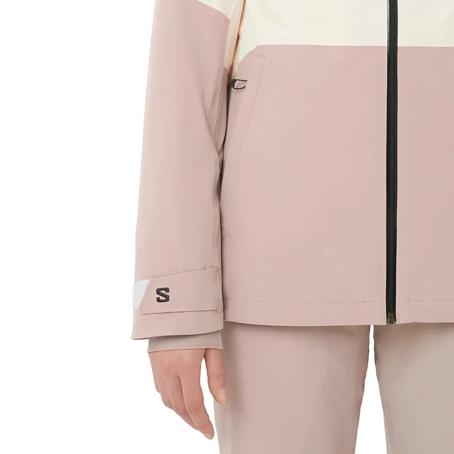 Imagen 5 de 7 de Campera Salomon Highland Jkt-BEIGE/ROSA VIEJO