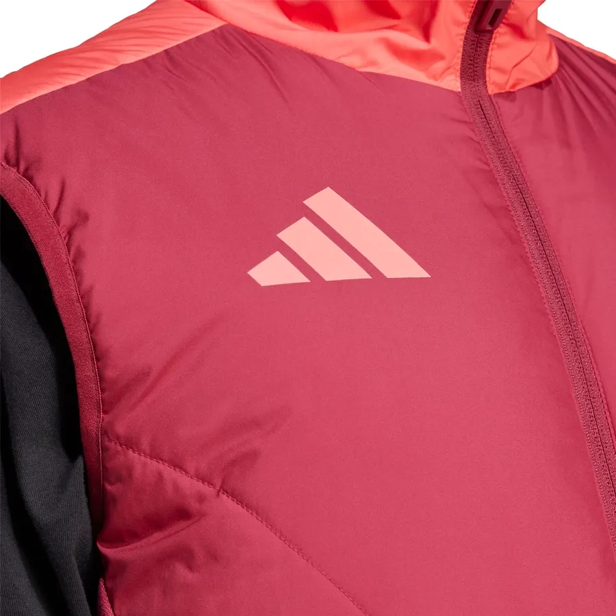 Imagen 3 de 5 de Chaleco adidas River Plate Tiro 24 Winterized-BORDO/SALMON